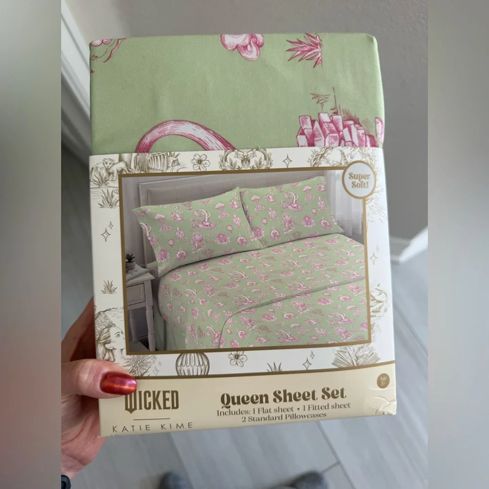 Queen Sheet & Comforter Wicked: For Good Set